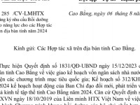 Đăng ký nhu cầu Bồi dưỡng nâng cao năng lực cho các Hợp tác xã trên địa bàn tỉnh năm 2024