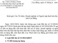 Triển khai thực hiện Luật Đất đai số 31/2024/QH15 và Nghị định số 103/2024/NĐ-CP