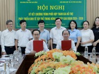 Ký kết chương trình phối hợp về phát triển kinh tế tập thể