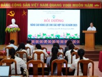 40 học viên được bồi dưỡng nâng cao năng lực hợp tác xã
