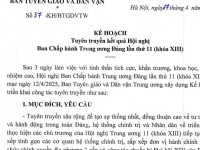 Tuyên truyền kết quả Hội nghị Ban Chấp hành Trung ương Đảng lần thứ 11 (khóa XIII)