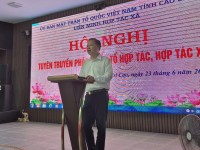 Liên minh Hợp tác xã tỉnh phối hợp với Hội Nông dân tỉnh tổ chức Hội nghị tuyên truyền phát triển tổ hợp tác, hợp tác xã năm 2026.