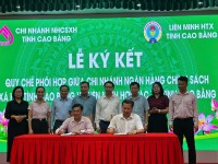 LIÊN MINH HỢP TÁC XÃ TỈNH CAO BẰNG VÀ NGÂN HÀNG CHÍNH SÁCH XÃ HỘI TỈNH KÝ KẾT QUY CHẾ PHỐI HỢP