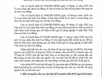 Tổng hợp nhu cầu vay vốn tại Quỹ Hỗ trợ phát triển HTX tỉnh Cao Bằng